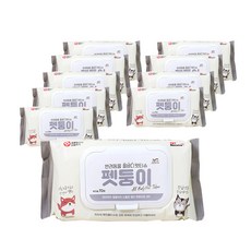 PET Morning Petdungyi 全身濕紙巾, 70入, 10個