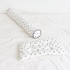 송송 필로우 죽부인세트, 화이트땡땡, 1개