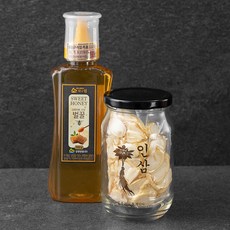 몸애조화 인삼꿀 수삼 40g + 사양벌꿀 500g, 1세트