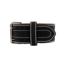 VALEO 可調4段超細纖維舉重腰帶 M號, 黑色的