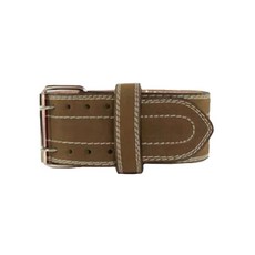 VALEO 可調4段超細纖維舉重腰帶 S號, 棕色