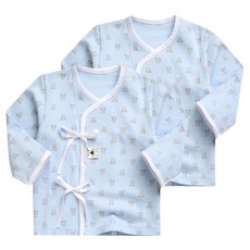 嬰兒款小熊印花肚衣 2入