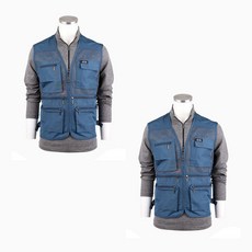 남성용 등산복 아웃도어 NBB 등산 망사 조끼 2p 세트