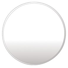 디자인 원형 거울 700 x 700 mm, 화이트