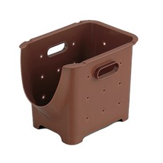 inomata 蔬菜儲存器超薄籃子, 棕色