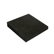 一般海綿 100 x 200 x 1 cm, 黑色, 1個