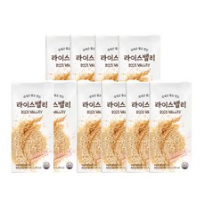 서강 무농약 쌀로 만든 라이스밸리 우유, 1L, 10개