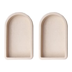 AngleThing 幾何對象矽模具方形半橢圓2p, 混色