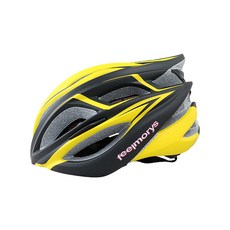 feel morys 自行車安全帽 F-381, 黑+黃