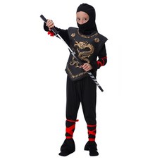 PARTY COSTUME 忍者萬聖節服裝 U S, 混合顏色, 1個