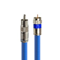 HDtop 韓國製 RCA TO RF 5C 同軸電纜 藍色, HT-ZBCR200 (20m)