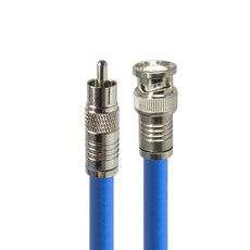 HDtop 韓國製 RCA TO BNC 5C 同軸電纜 藍色, HT-ZBCB150 (15m)