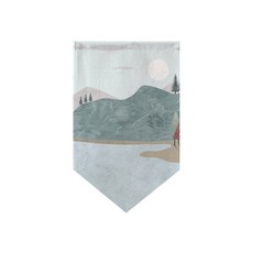 北歐國旗窗簾 L02, 款式16