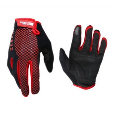 電影莫里斯自行車騎行手套 MG-121, 黑色 + 紅色