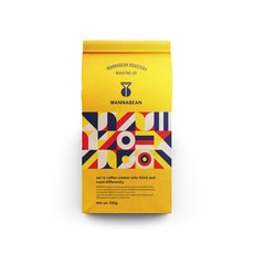 WANNABEAN 衣索比亞耶加雪菲托利亞咖啡豆, 無研磨咖啡豆, 500g, 1包