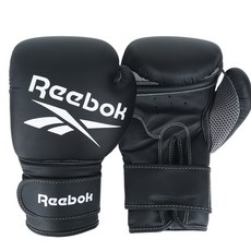Reebok 拳擊手套 283g RSCB-12010BK, 黑色的
