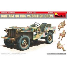 Mini Art 35324 1/35 Bantam 40 BRC British Crew Special Edition 塑膠模型, 1個