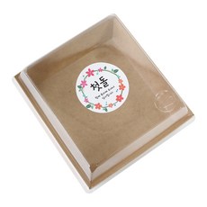 卡夫沙方容器+蓋子+卡羅拉石貼, 100套