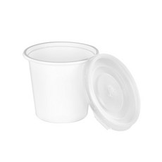 醬料容器 75Φ 特大 白色 主體, 3000個, 1入