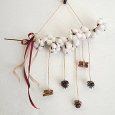 Artiz Flower棉花花環牆壁裝飾室內擺飾, 混色