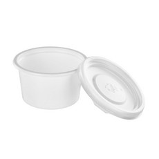 醬料容器 70P 中 白色 身體, 1件, 3000件
