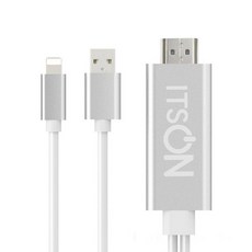 ITSON 8 Pin MHL 智慧型手機電視鏡像傳輸線 2M 4K IT-MHL8, 混合顏色, 1個