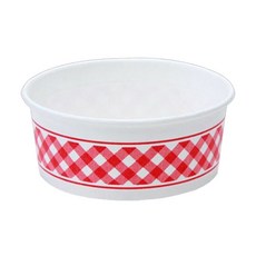다용도 일회용 용기 적색 125 x 56 mm, 500개입, 1개
