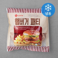 롯데웰푸드 햄버거 패티 (냉동), 1.1kg, 1개