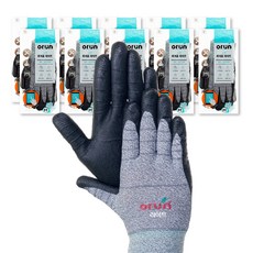 오런 에어폼 라이트 NBR 코팅장갑 L, 혼합색상, 10개