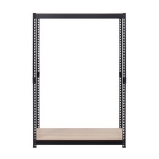 스피드랙 V2 2단선반 1200 x 300 x 1800 mm, 블랙