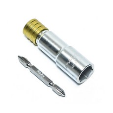 POWER LINE 長鑽頭套筒 六角快換套筒 可分離式 17mm PL118-17, 1個