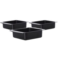 微波爐用泡麵波浪鍋, 黑色的, 3個