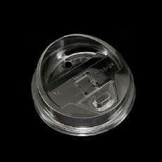 페트컵 무빨대 롱 개폐 투명 테이크아웃 뚜껑 9.8cm, 1개입, 1000개, 머그리드형