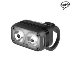 Knog 自行車可充電路燈 400, 黑色的, 1個