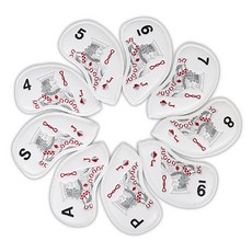 Forbos GOLF Jack of Spades 鐵桿套 9入, 白色