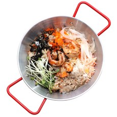 IH感應爐適用雙耳不鏽鋼海鮮燉飯鍋, 20厘米, 1個