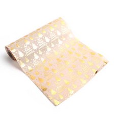 PARTYHAE 聖誕樹桌旗, 金色, 1個