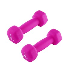 앤드어스 육각 이지 그립 아령 2p, 1kg