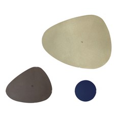 JHCompany 彩色多功能皮革杯墊3件組, B, 1個