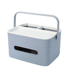 居家托盤面紙盒, 灰色, 1個