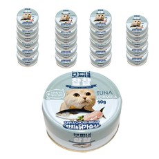 모찌네 챱챱 고양이캔 참치, 혼합맛(참치/닭가슴살), 90g, 24개