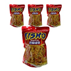 FiSHO 脆皮蝦餅乾 原味, 70g, 4包