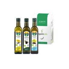 organicoils 食用油禮盒 500ml 3入, 1套