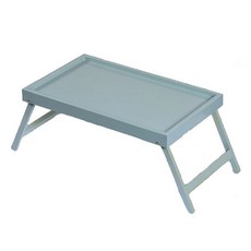 Great Life橡木折疊式床邊桌, 藍色