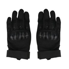 智慧型手機觸控高級摩托車手套, 黑色