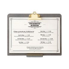 mo:ro 直立式橫式展示板 A4+底座, 灰色+金色, 1套