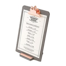 mo:ro 直立式展示板 A5+底座, 灰色+玫瑰色, 1套