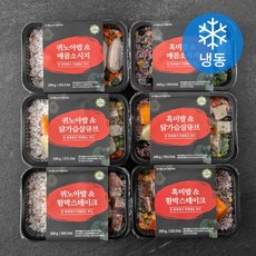 건강한끼 도시락 250g x 6종세트 (냉동), 1.5kg, 1세트