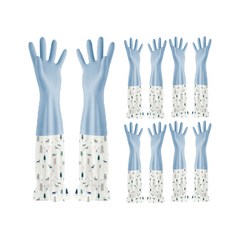 Market Sensation Cozy Nordic Kitchen 多功能橡膠手套 M, 5型, 5個