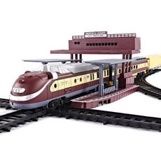 대형 전동 모던 기차놀이 세트, 혼합색상, 1개